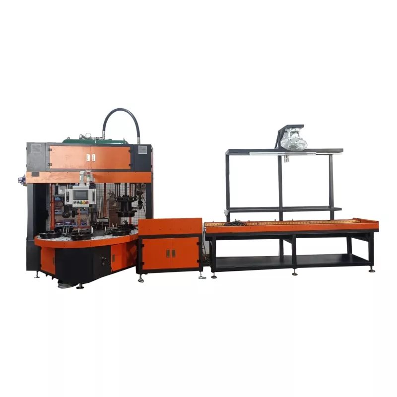 Máquina automática de montagem e enchimento de pneus